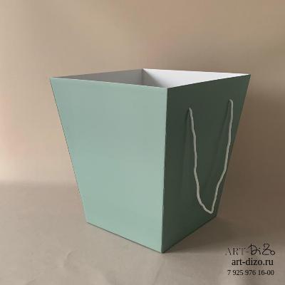 Переноска для цветов зелёная